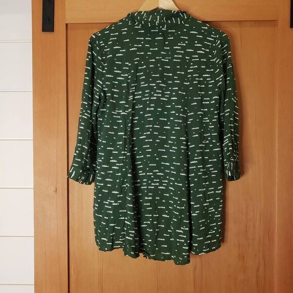 Maeve Anthropologie Cloud Print Blouse - Picture 5 of 6